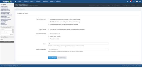 Whmcs client groups.  Exempt from Suspend & Terminate: Exempts members of this gr...