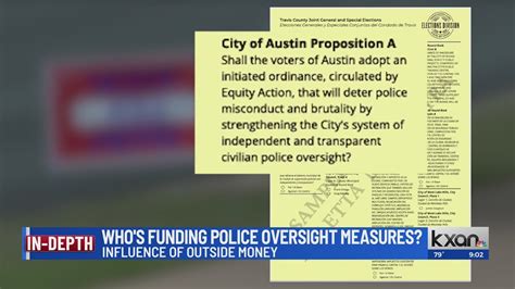 Who's funding Austin police oversight measures? Equity Action money largely national