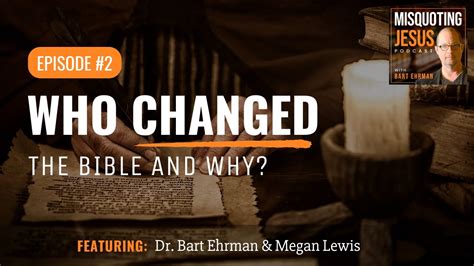 Who Changed the Bible & Why? Diane Rehm Show - YouTube