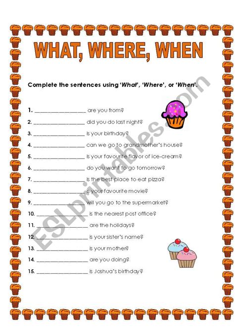 Who What When Where Why How Worksheet dev onallcylinders com