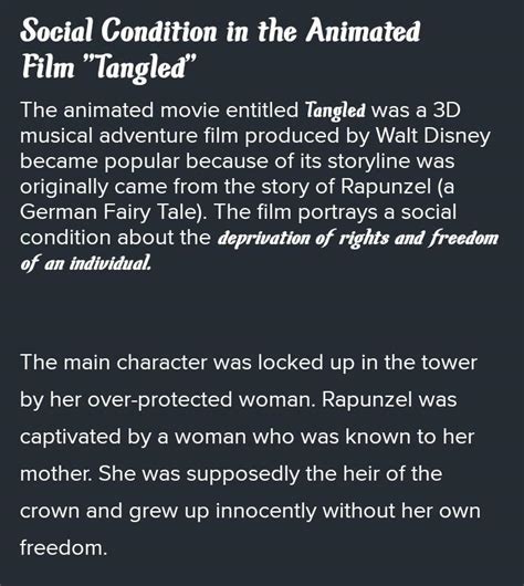 Who are the main character of tangled story - brainly.ph