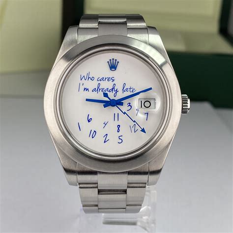 Who cares rolex. A Collaboration between Boutique Colette and Mad Paris. This customized watch is based on the Rolex Milgauss. It's a discontinued watch. What do you thin abo... 