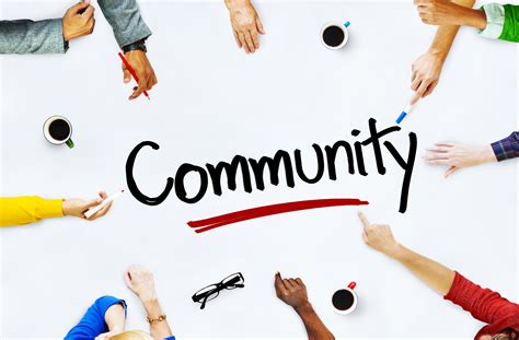 A community is a group of people living or working together in the same area. People in communities might go to the same schools, shop in the same stores and do the same things.. 