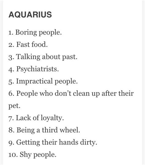 Who do aquarius hate. Aquarius Zodiac Signs (Jan. 20 - Feb. 18) Aquarius is the zodiac’s most visionary and innovative thinker, and they’re always coming up with new ideas. But because these air signs so concept ... 