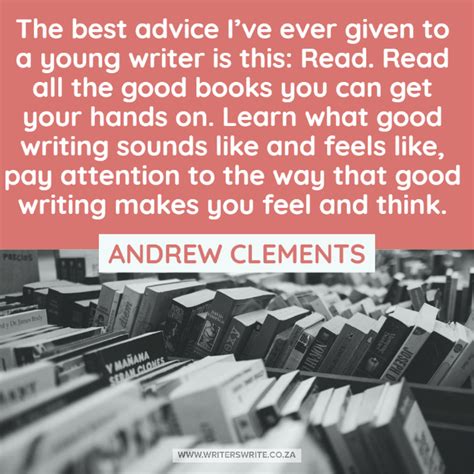 Who inspired andrew clements to write