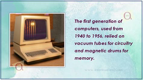 Who invented the first generation of computer.  These kinds of statements have existe...