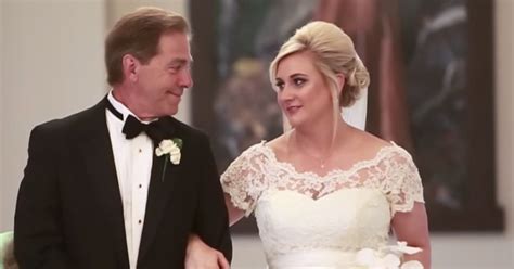 Jun 1, 2015. Start Conversation. Nick Saban 's daughter got married this past weekend, and it was as Alabama as a wedding could get. There were dances with the school's mascot. The band played .... 