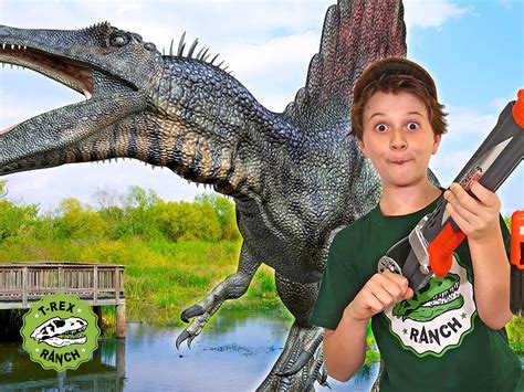 Who is park ranger aaron from t rex ranch. Park Ranger Eric is worse with kids than Blippi. Seriously, dude can't take a joke from his own kid without baking some sour-ass response. It's like if LB doesn't say what is exactly in the script, he's ready to sleepy dart blaster the kid. Also, it took me seeing the dinosaur museum girl saying "Park Ranger LB" to know it was LB and not OB. 