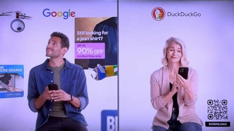 Who is the guy in the duckduckgo commercial. May 12, 2022 · Meanwhile, FLEDGE authorizes Chrome to target ads to users based on browsing history, supposedly in a privacy-compliant way and through an on-device auction. “These new methods enable creepy ... 