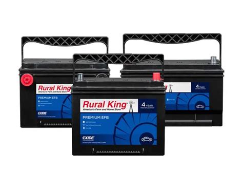 Rural King will happily refund any battery which is returned damaged, defective, or faulty within thirty days from the date of purchase. A receipt is typically required in order for customers to receive a full refund, otherwise, a gift card or credit may be offered instead. Used batteries may be returned to Rural King only to be recycled, in ...