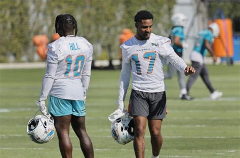 Who will step up as Dolphins’ third wide receiver option behind Tyreek Hill, Jaylen Waddle?