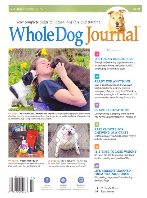 Whole Dog Journel Cbd Recommendation