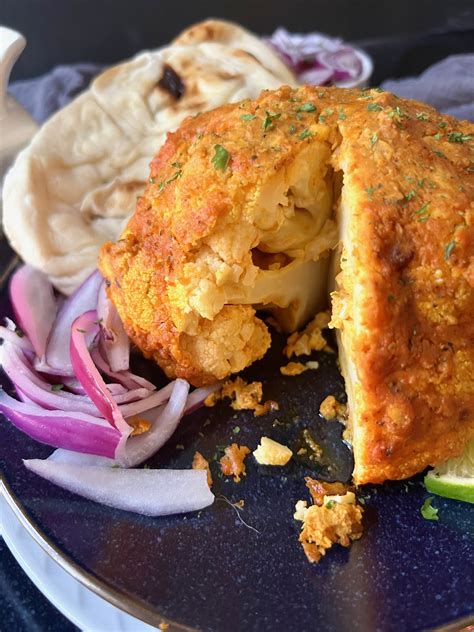 Whole Roasted Cauliflower - Tandoori Gobhi