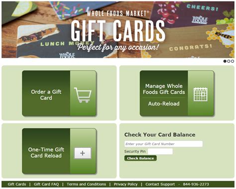 Whole foods gift card balance. Learn how to use and manage your Whole Foods Market or Whole Foods Market 365 gift cards at the retailer or online. Find out why Amazon gift cards are not accepted, how to prevent fraud, and how to check your balance online or by phone. 