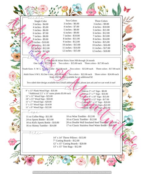 Wholesale Flower Price List 2022