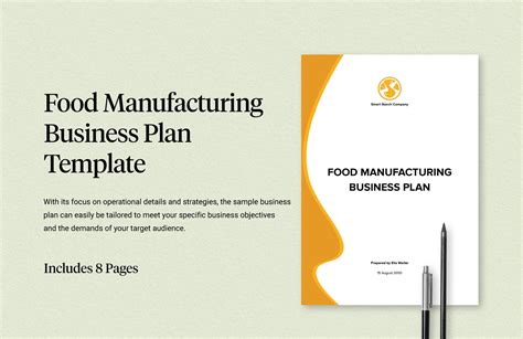 Wholesale Food Manufacturer Business Plan