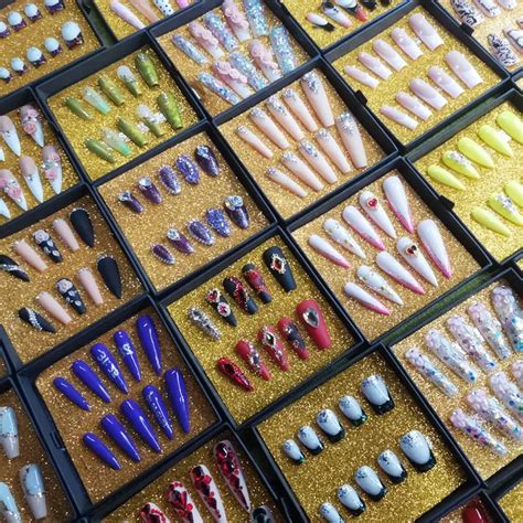 Wholesale custom press on nails.  Over 100 styles to pick from.  We offer l...