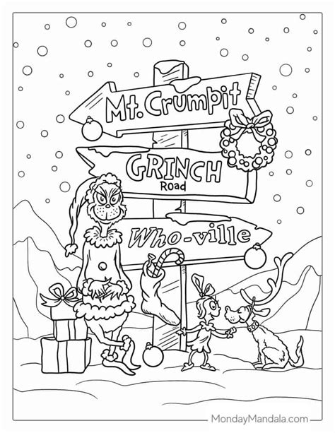 Whoville Coloring Sheets
