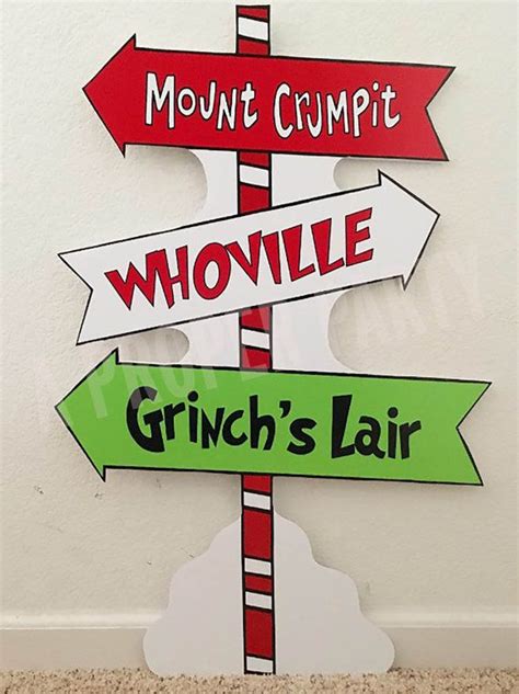 Whoville Sign Template