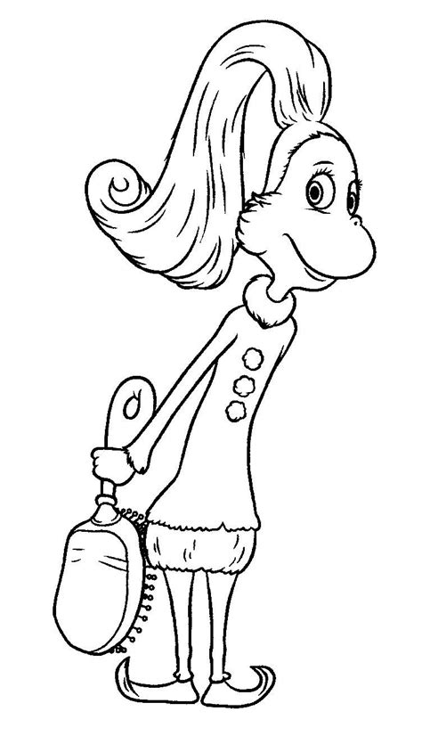 Find various coloring pages featuring characters from Whoville, the town in Dr. Seuss' books. Choose from Horton, the Grinch, Cindy Lou Who, Max and more.