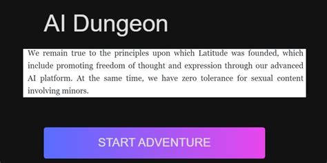 Why AI Dungeon Is A Work In Progress, And Still Not Safe