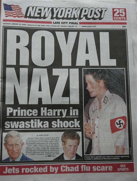 Why Did Prince Harry Dress Up As A Nazi In 2005?