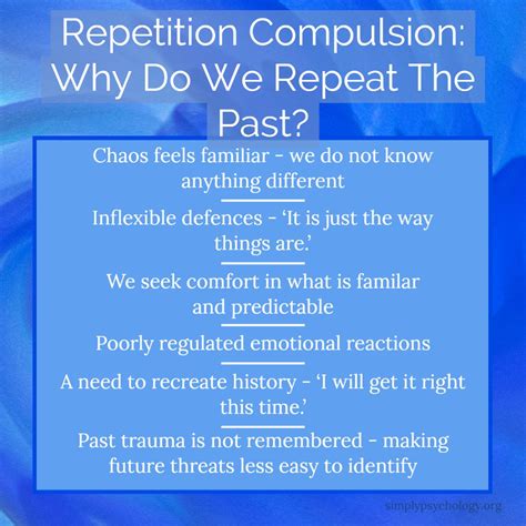 Why Do We Repeat the Past in Our Relationships?