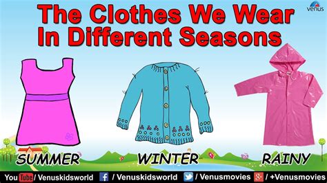 Why Do We Wear Different Types Of Clothes In Different Seasons