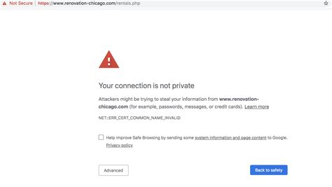 Why Does My Website Say Not Secure on Chrome