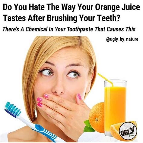 Why Does Orange Juice Taste So Bad After Brushing?