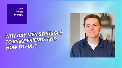 Why Gay Men Struggle with Self