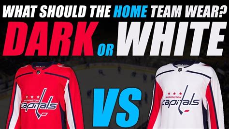 Why Home Teams Wear White Jerseys In Hockey