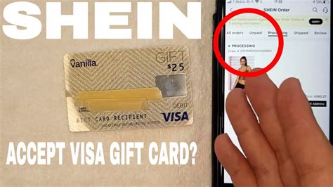 Why Is My Visa Gift Card Not Working On Shein