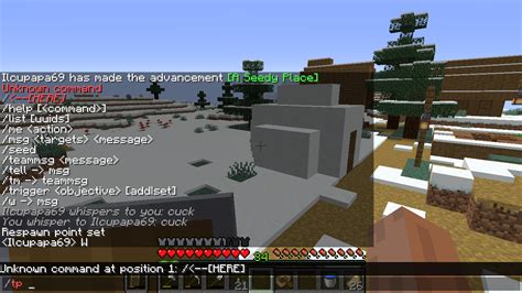 Why Is This Tp Command Not Working Hypixel Minecraft Server And Maps