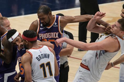 Why Nikola Jokic and Bruce Brown invaded an impromptu Suns huddle during Game 5