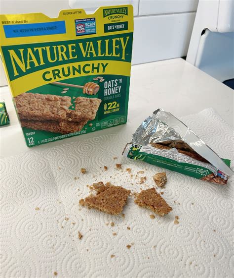 Why are Nature Valley granola bars so messy?