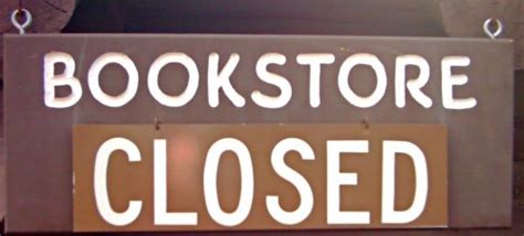 Why are bookstores closing? It