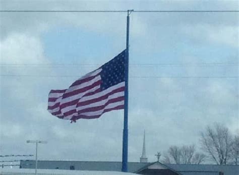 Why are flags at half-staff in Colorado on Sunday?