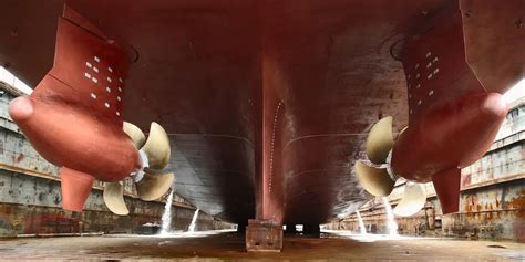 Why are ship propellers at the back