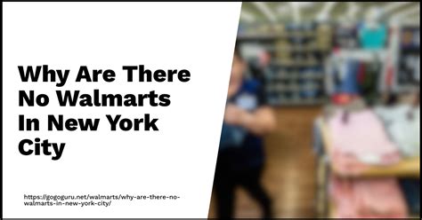 Why are there no walmarts in nyc. Things To Know About Why are there no walmarts in nyc. 