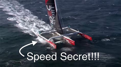 Why are trimarans so fast