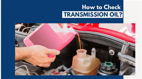 Why check transmission fluid when engine is running. Here are the steps to follow to check the transmission fluid: Wear protective gear like eyeglasses and gloves. With the engine running and parking brake set, prop open the hood. Find the dipstick, usually located near the car battery. Remove the dipstick and gently touch your gloved fingertips to the end. The first check is whether the fluid is ... 
