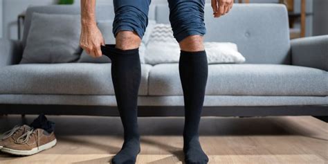 Compression socks help keep that circulation going and reduces
