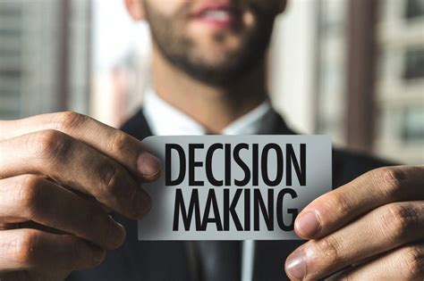 Why decision making is important. 1. You'll make better decisions. When you conflate the four steps of decision-making into one muddled discussion, it stands to reason that you won't make the best decision. Instead, your... 