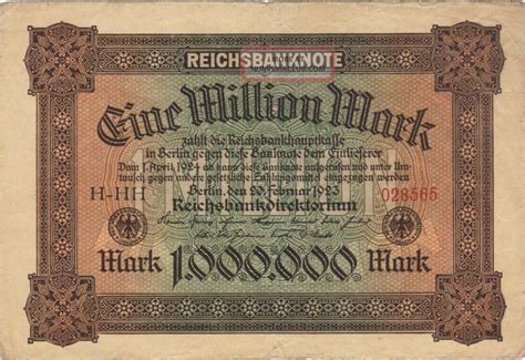 Why did Germany print more money in 1923?