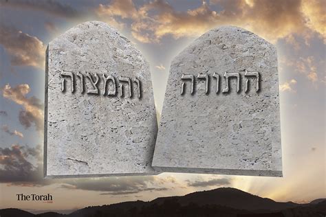 Why did God write the Ten Commandments on stone …