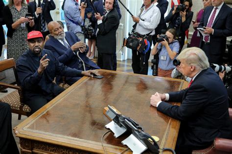 Why did Trump meet with Kayne West in the Oval Office?