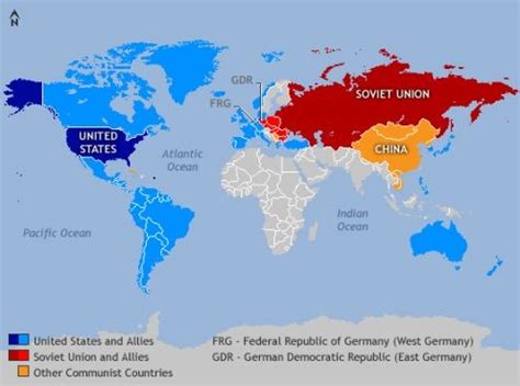 The Cold War (1945–1991) was a prolonged rivalry between capitalist Western democracies, led by the United States, and communist countries, notably the Soviet Union and China. It lasted from the end of the Second World War until the collapse of the Soviet Union in 1991. Tension between the two sides fluctuated during this period but did not .... 