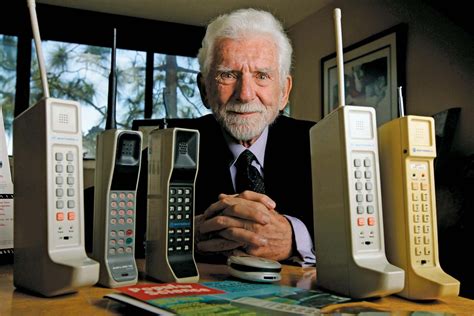 Why did martin cooper invented the cell phone