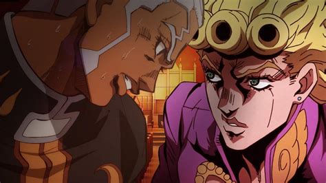 Because of this, I wouldn't imagine their meeting would go very well. I believe Pucci would respect Giorno as a "dignified descendant of Dio" and Giorno would be curious about his father's past. But once Pucci pulled out the "we need to get to heaven" card, Giorno wouldn't buy it, creating conflict.. 